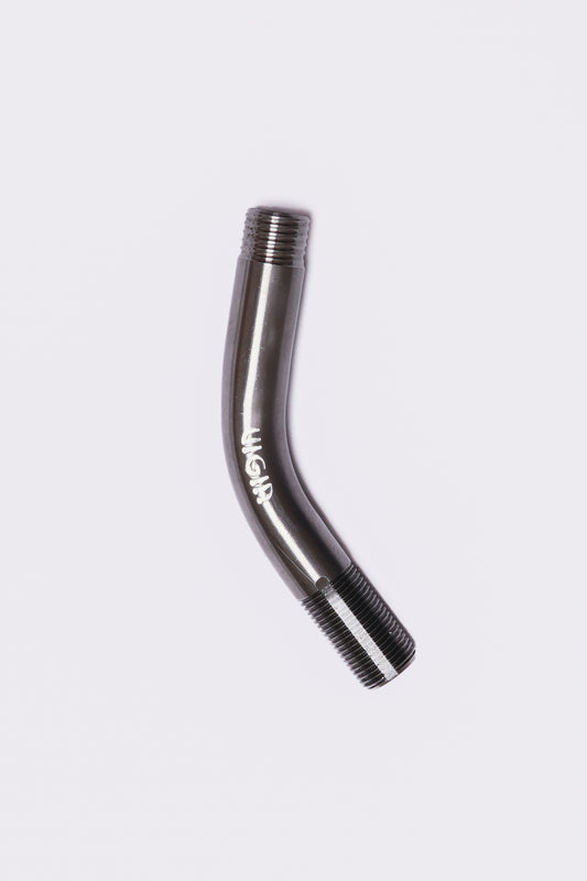 Curva cubrerotor de acero inoxidable para tapa BSP 3/8" con ranura